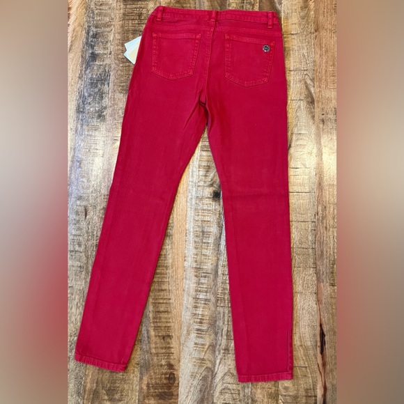 NWT Michael Kors MK Logo Izzy Skinny Jeans Size 6 - Picture 2 of 9